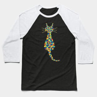 Autism Awareness For Cat Lovers Baseball T-Shirt